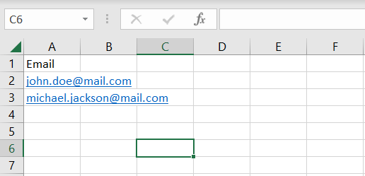 Excel Worksheet After Deleting Columns